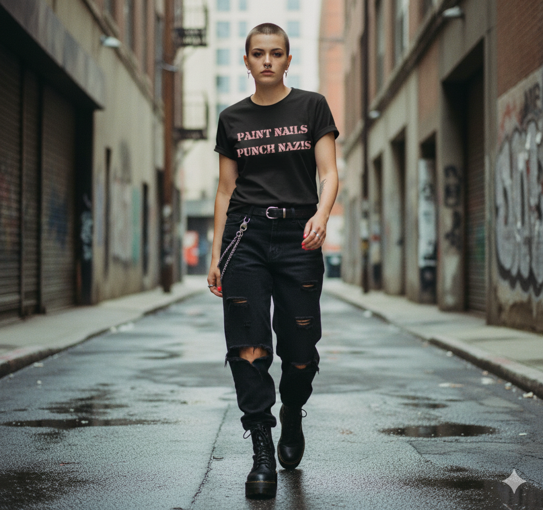 Paint Nails Punch Nazis — Anti-Fascist Merch | AntiFashion