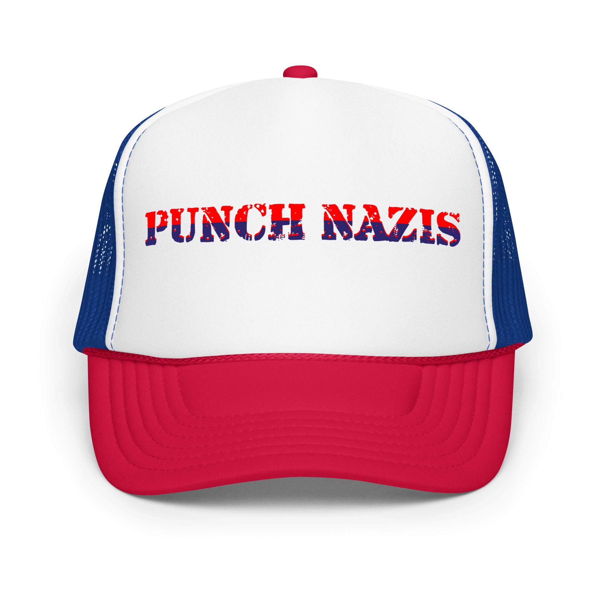 USA Punch Nazis Foam trucker hat
