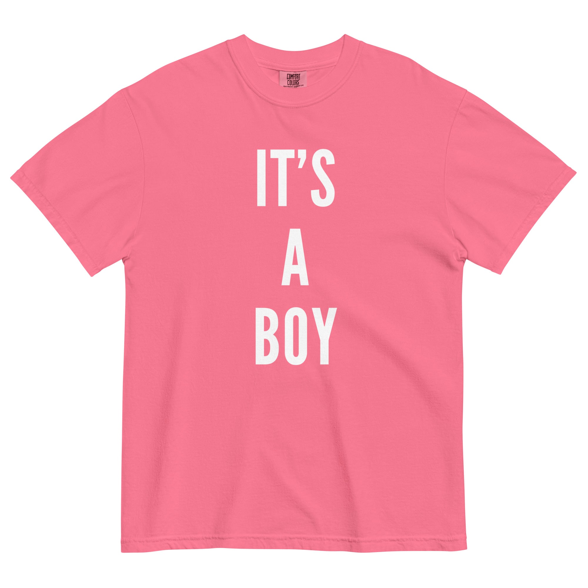 IT'S A BOY - Unisex garment-dyed heavyweight t-shirt